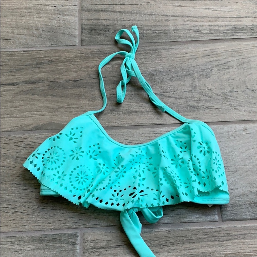 California waves mint bikini top
